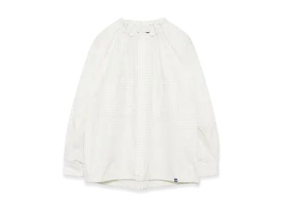 The North Face Purple Label Graph Check Field Shirred Shirt "Stone"