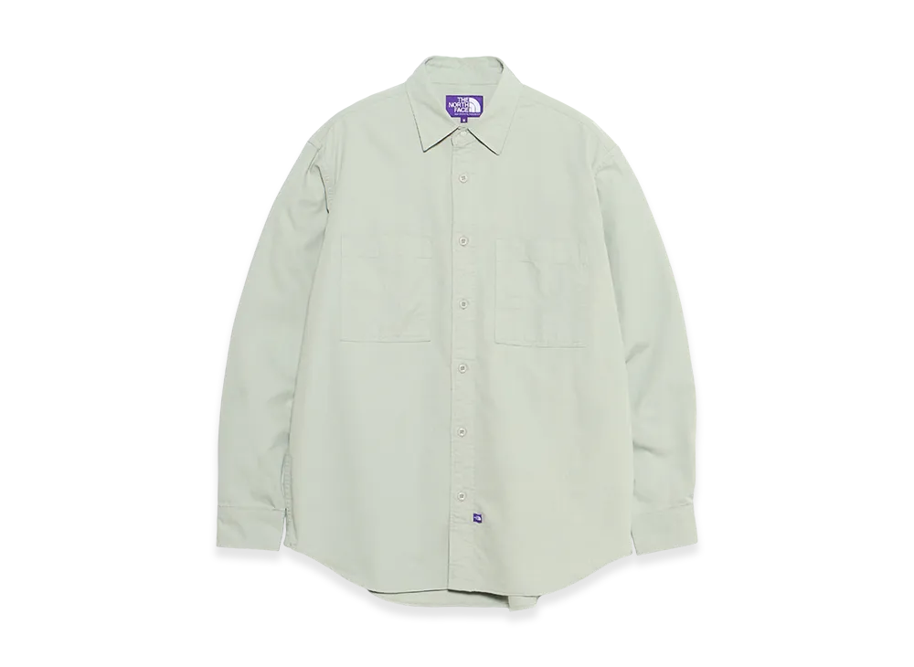 The North Face Purple Label Double Pocket Field Work Shirt "Light Sage"