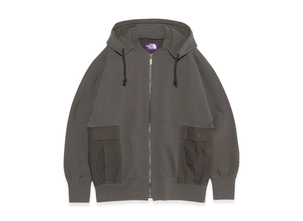 The North Face Purple Label 11Oz Zip Up Hoodie "Asphalt Gray"