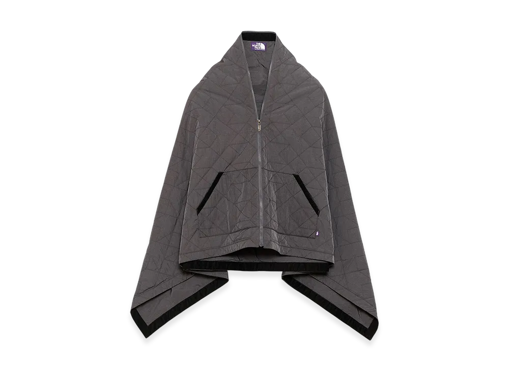 The North Face Purple Label Quilting Field Mountain Cape "Asphalt Gray"
