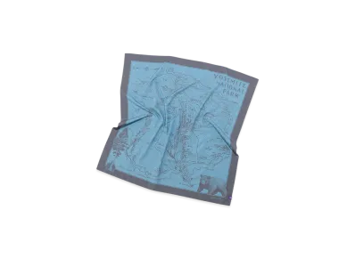 The North Face Purple Label Mountain Field Scarf "Teal Blue"