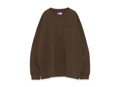 The North Face Purple Label 8Oz Field Long Sleeve Pocket Tee "Brown"