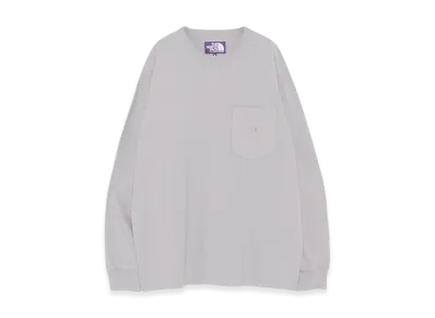 The North Face Purple Label 8Oz Field Long Sleeve Pocket Tee "Light Gray"