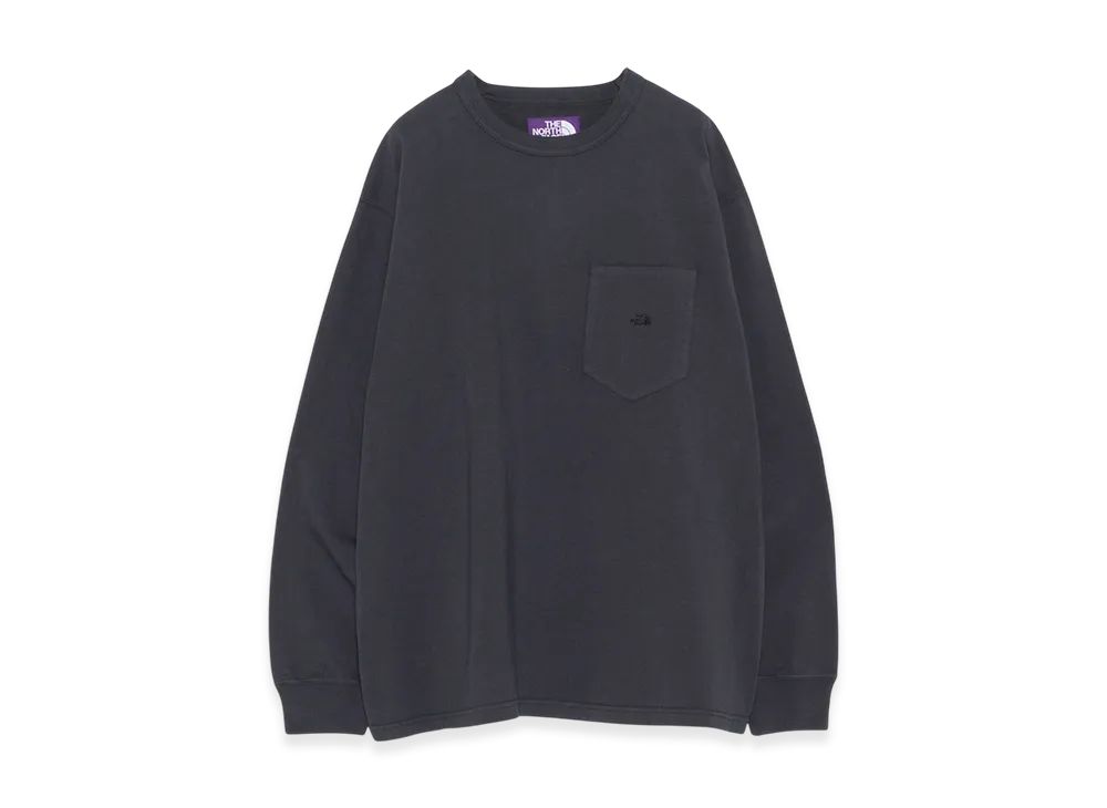 The North Face Purple Label 8Oz Field Long Sleeve Pocket Tee "Asphalt Gray"