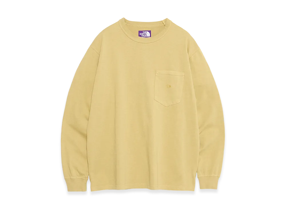 The North Face Purple Label 8oz Field Long Sleeve Pocket Tee "Light Khaki"