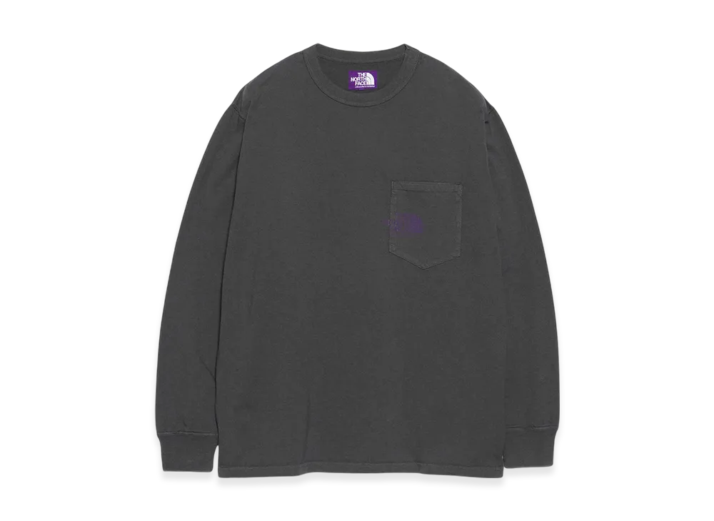 The North Face Purple Label 7Oz Field Long Sleeve Pocket Tee "Asphalt Gray"
