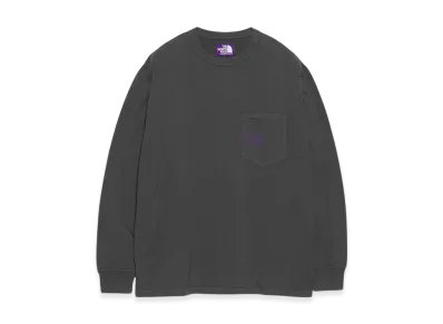 The North Face Purple Label 7Oz Field Long Sleeve Pocket Tee "Asphalt Gray"