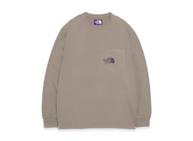 The North Face Purple Label 7Oz Field Long Sleeve Pocket Tee "Warm Gray"