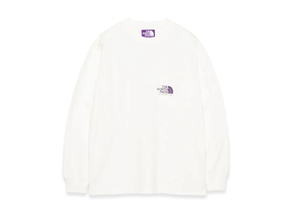 The North Face Purple Label 7Oz Field Long Sleeve Pocket Tee "Off White"