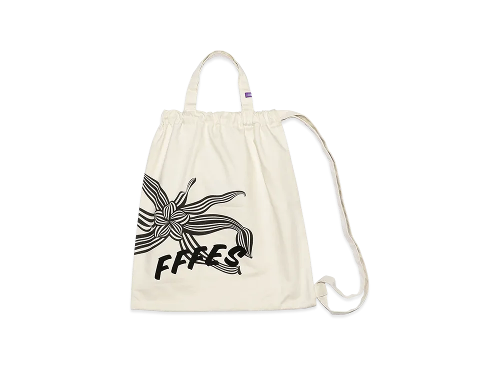 The North Face Purple Label Fffes Graphic Tote "Off White"