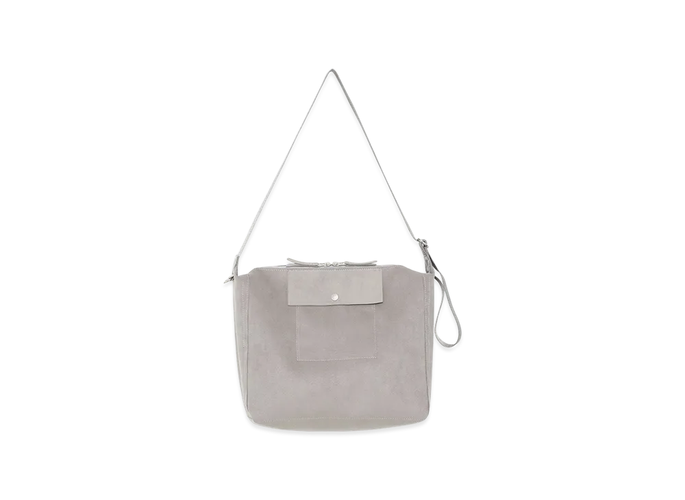 The North Face Purple Label Synthetic Leather Shoulder Bag "Light Gray"