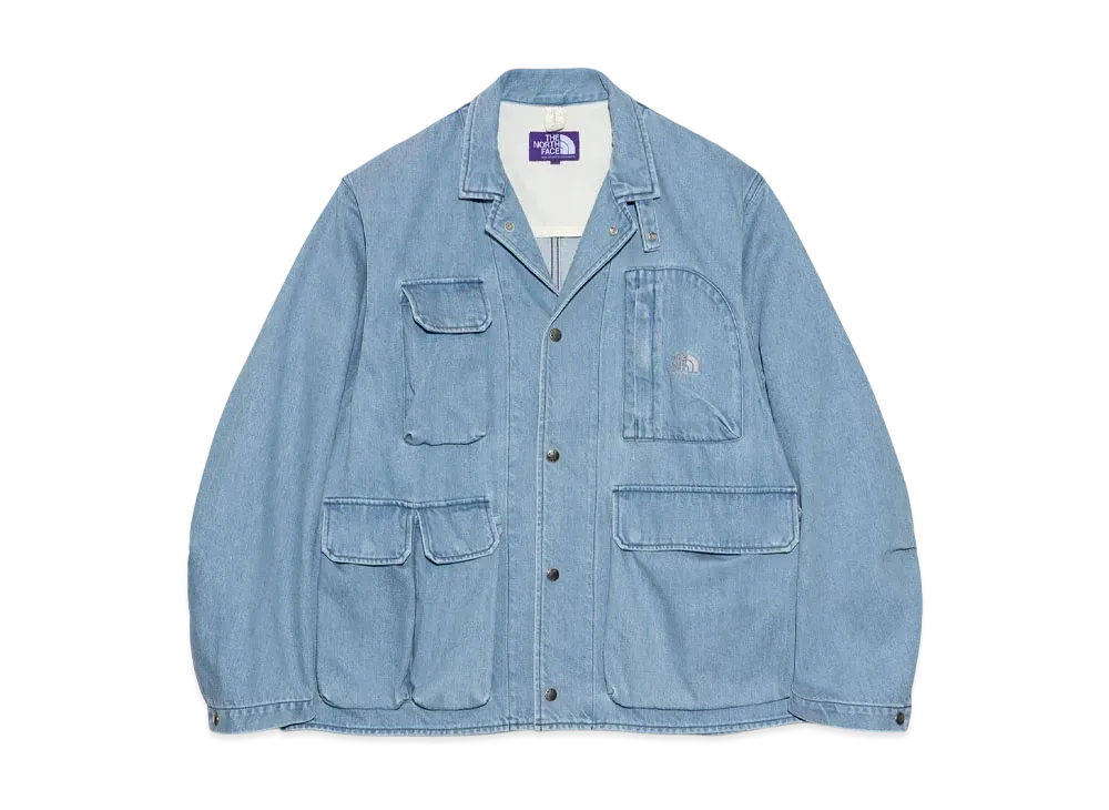 The North Face PURPLE LABEL Denim Stroll Field Jacket "Indigo Bleach"