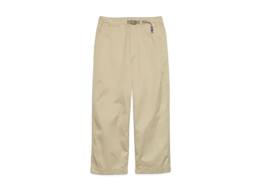 The North Face PURPLE LABEL Chino Wide Straight Field Pants "Beige"