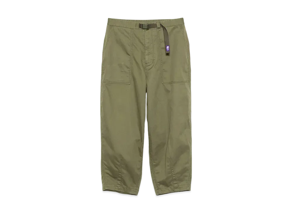 The North Face PURPLE LABEL Coolmax Chino Wide Cropped Pants "Khaki Green"