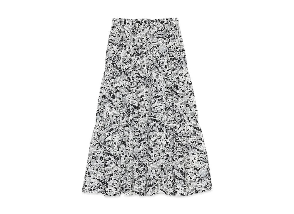 The North Face PURPLE LABEL Flower Printed Field Tiered Skirt "Flower Camouflage"