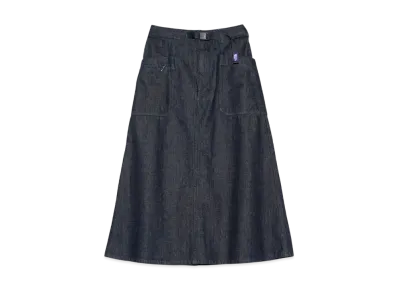 The North Face PURPLE LABEL Denim Field Skirt "Indigo"