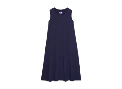 The North Face PURPLE LABEL Cotton Jersey Sleeveless Flared Dress "Navy"