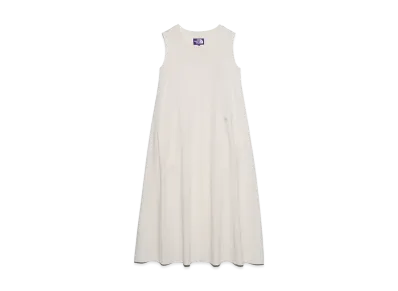 The North Face PURPLE LABEL Cotton Jersey Sleeveless Flared Dress "Ivory"
