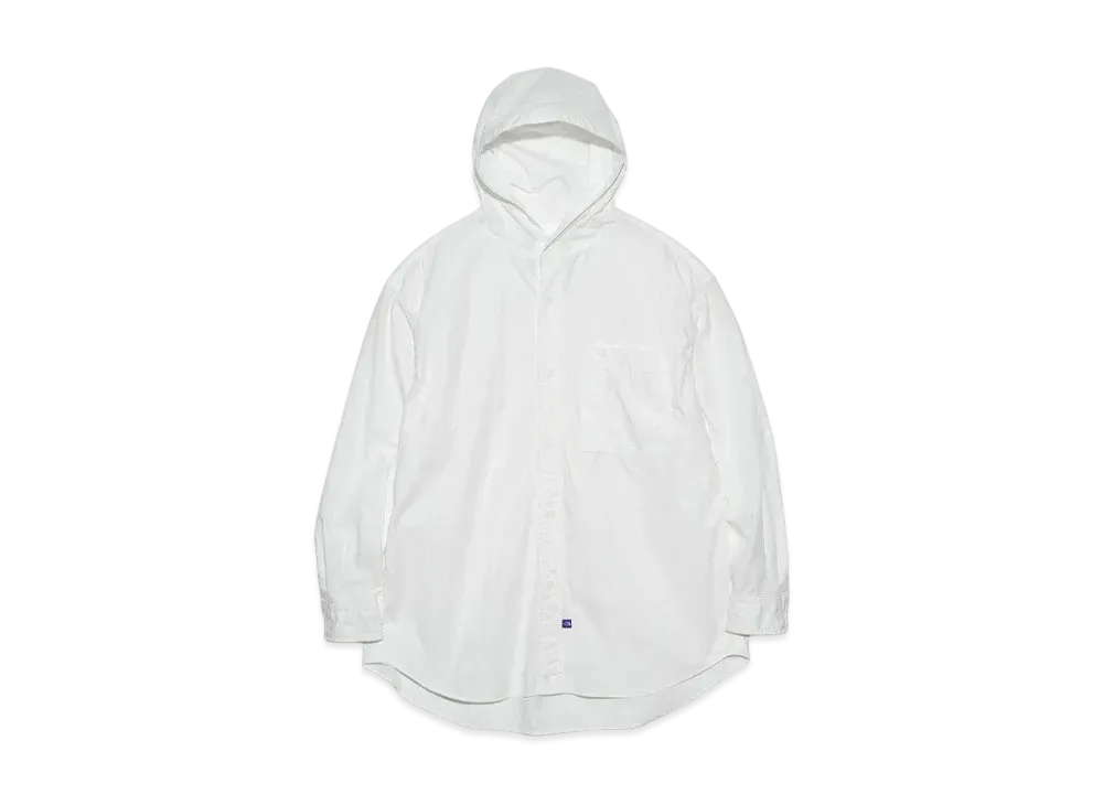 The North Face PURPLE LABEL Mountain Hooded Shirt "White"