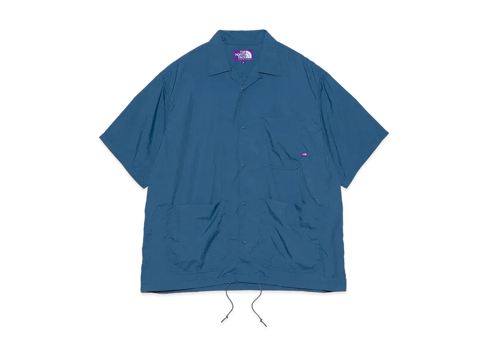 The North Face PURPLE LABEL Nylon Taffeta Field S/S Shirt "Teal Blue"