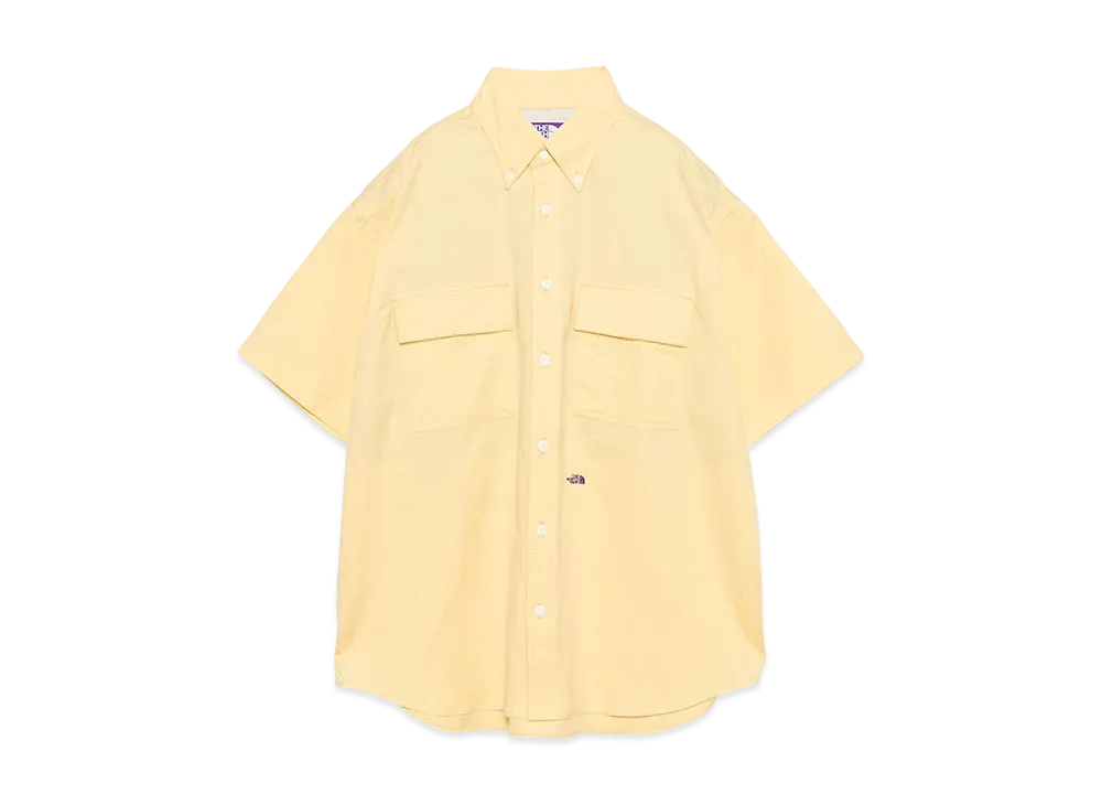 The North Face PURPLE LABEL Button Down Field S/S Shirt "Yellow"