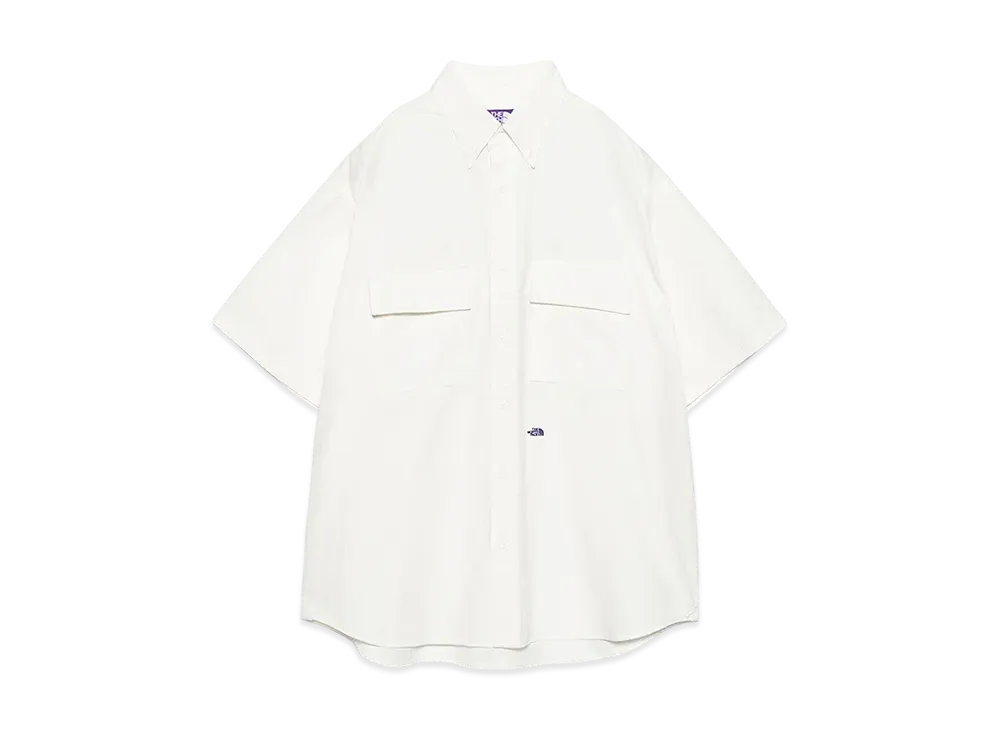 The North Face PURPLE LABEL Button Down Field S/S Shirt "White"
