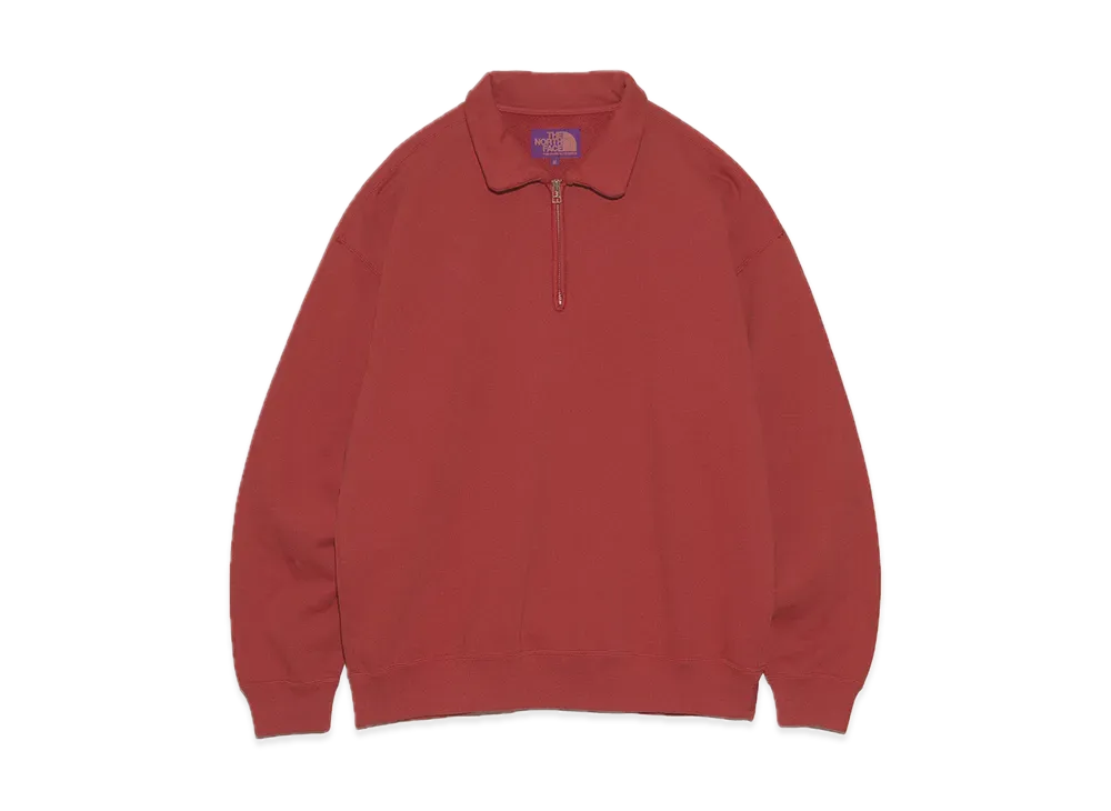 The North Face PURPLE LABEL 11oz Half Zip Sweatshirt "Crimson"