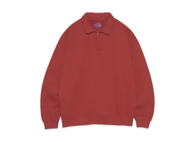 The North Face PURPLE LABEL 11oz Half Zip Sweatshirt "Crimson"