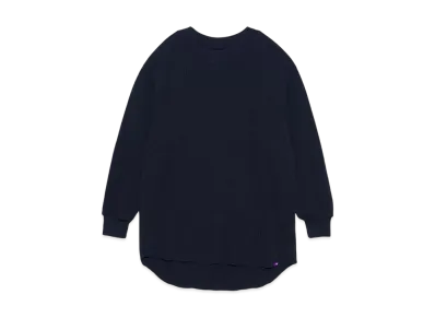 The North Face PURPLE LABEL Waffle Crewneck Long Tee "Navy"