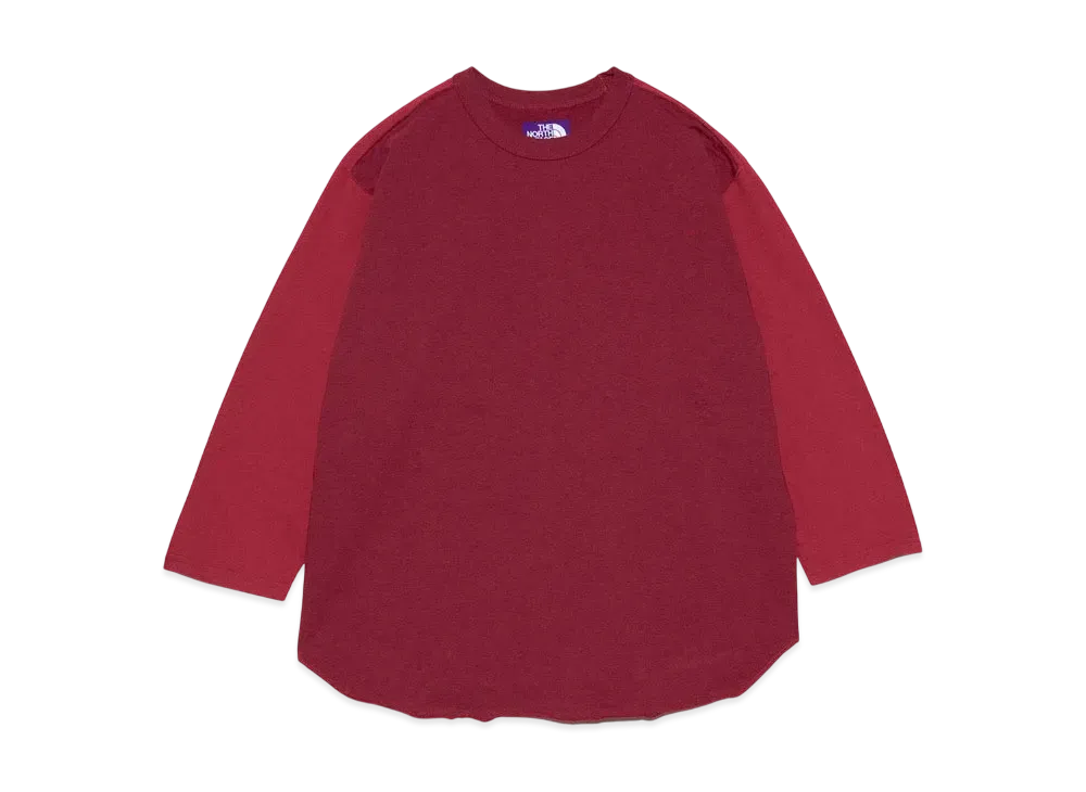 The North Face PURPLE LABEL 7oz Field Baseball Tee "Crimson"