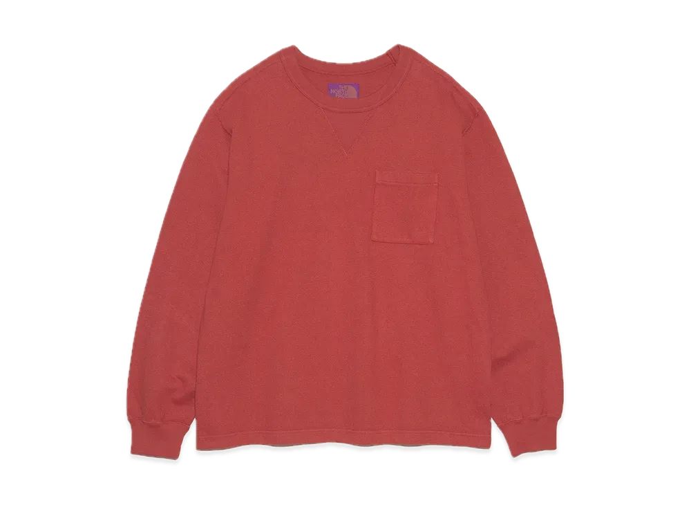 The North Face PURPLE LABEL Field Long Sleeve Pocket Tee "Crimson"