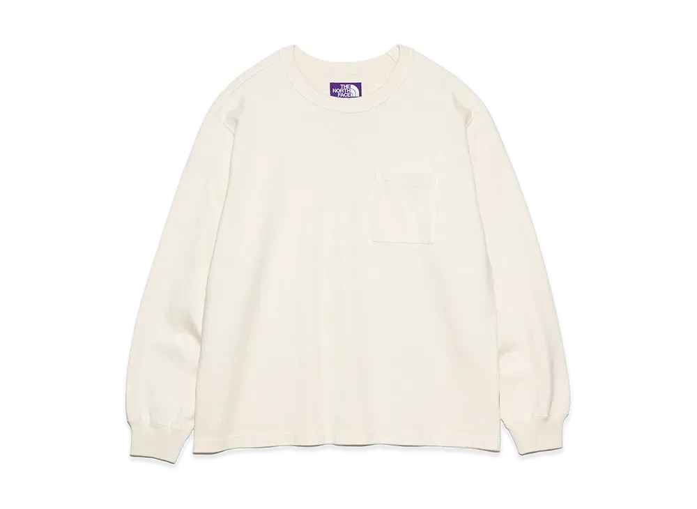 The North Face PURPLE LABEL Field Long Sleeve Pocket Tee "Ivory"