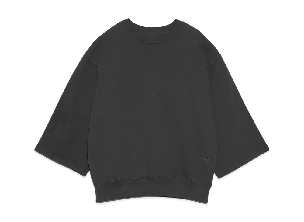 The North Face PURPLE LABEL 11oz Field Cropped Sleeve Sweatshirt "Asphalt Gray"
