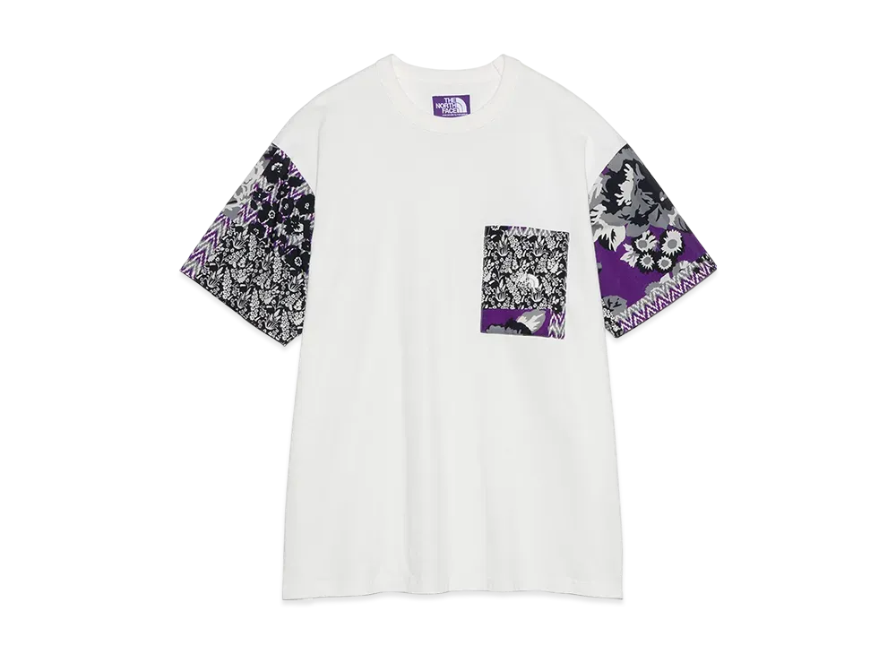 The North Face PURPLE LABEL Flower Printed Field Tee "Floral Patchwork"