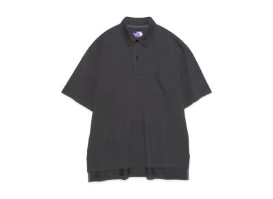 The North Face PURPLE LABEL Moss Stitch Field Big Polo "Charcoal"