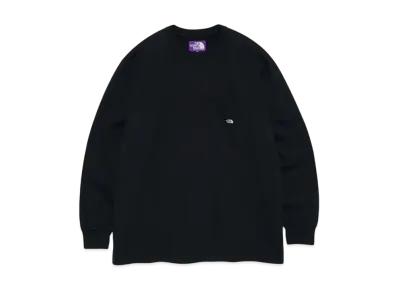 The North Face PURPLE LABEL 7oz Long Sleeve Pocket Tee "Black/Off White"