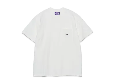 The North Face PURPLE LABEL 7oz Pocket Tee "Off White/Purple"
