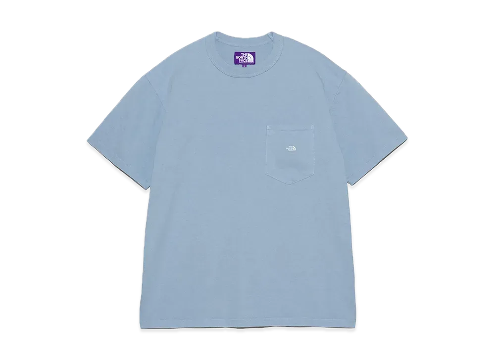 The North Face PURPLE LABEL 7oz Pocket Tee "Sax/Off White"