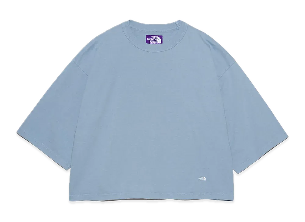 The North Face PURPLE LABEL 7oz Cropped Tee "Sax/Off White"