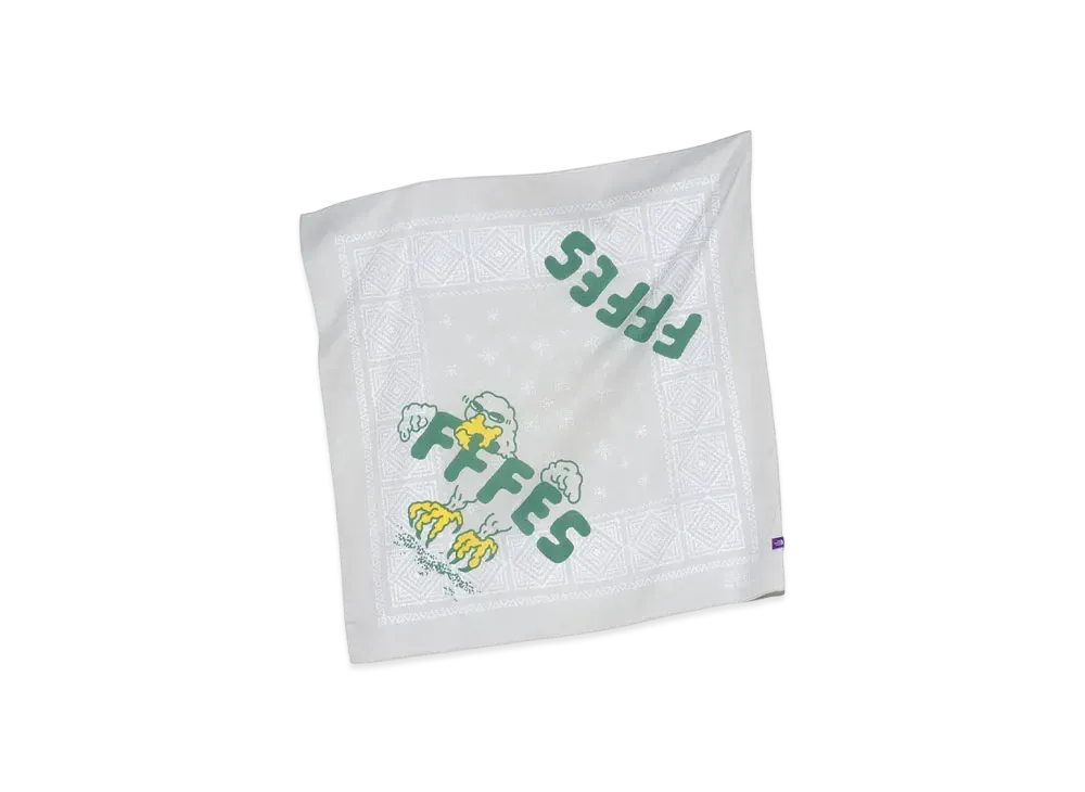 The North Face PURPLE LABEL FFFES Graphic Bandana "Light Gray"