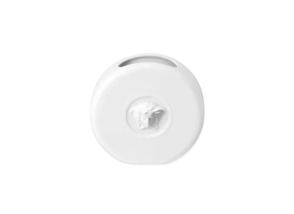 Versace La Medusa Round Vase 3.9" "White"
