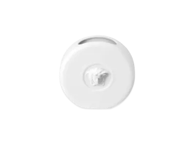 Versace La Medusa Round Vase 3.9" "White"