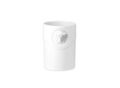 Versace La Medusa Round Vase 3.9" "White"