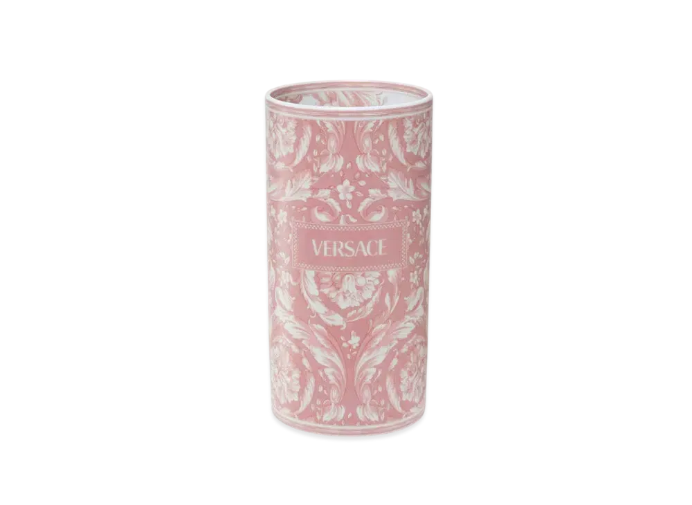 Versace Barocco Vase 9.6" "Pink/Print"