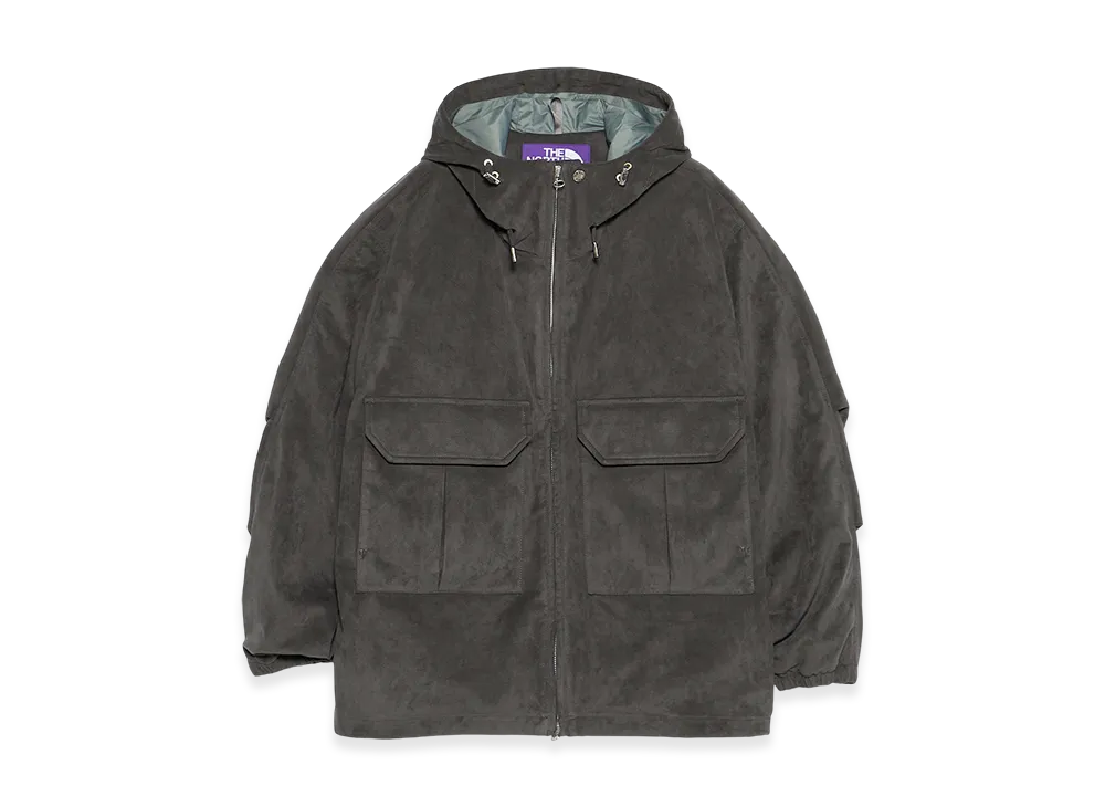 The North Face Purple Label Synthetic Leather Mountain Wind Parka "Asphalt Gray"