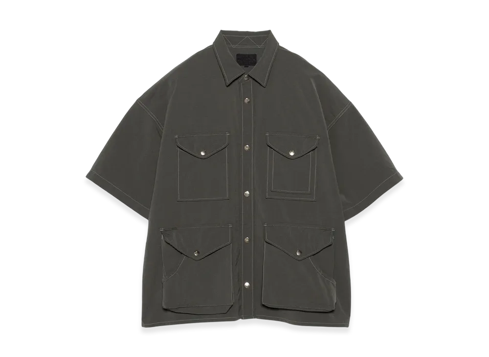 The North Face Purple Label Garment Dyed ALPHADRY Field S/S Shirts "Asphalt Gray"