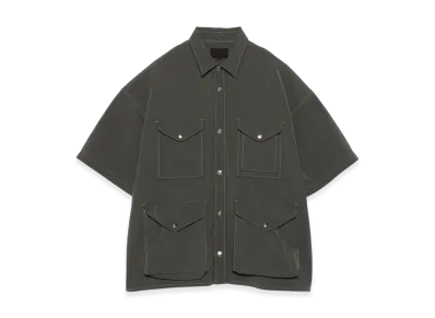 The North Face Purple Label Garment Dyed ALPHADRY Field S/S Shirts "Asphalt Gray"