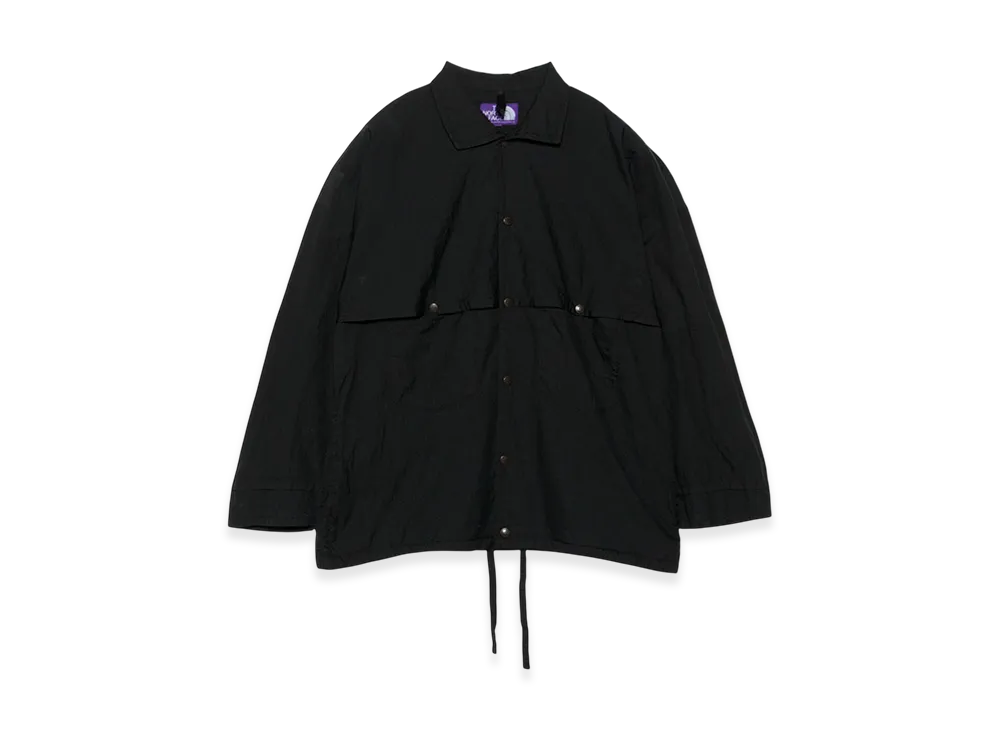 The North Face Purple Label Garment Dyed Nylon Ripstop Field Shirt Jacket "Black"