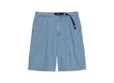 The North Face Purple Label Denim Tuck Field Shorts "Indigo Bleach"