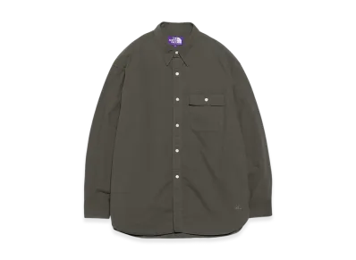 The North Face Purple Label Garment Dyed Field Twill Shirt "Asphalt Gray"